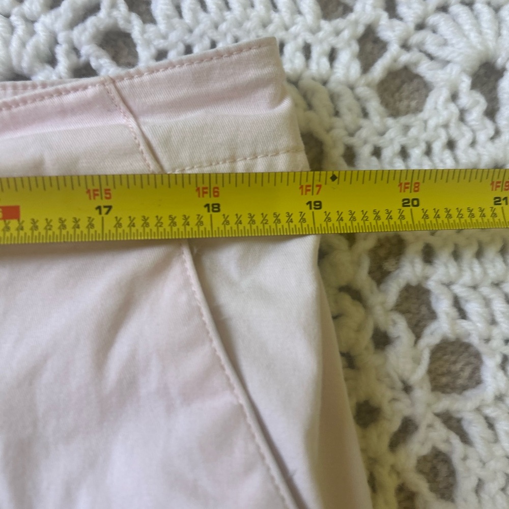 TALBOTS Bermuda Chino Casual Shorts 16 Pale Pink - Picture 6 of 9